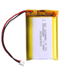 3.7V 2000mAh Polymer Lithium Rechargeable Battery