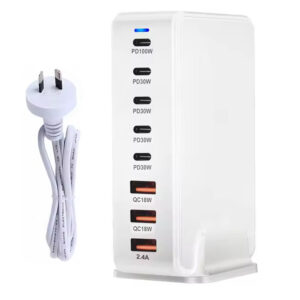Universal Desktop USB-C Port Charger Station Multifunction For Multiple Devices Smart Phones Tablets Compatible with iPhone 15