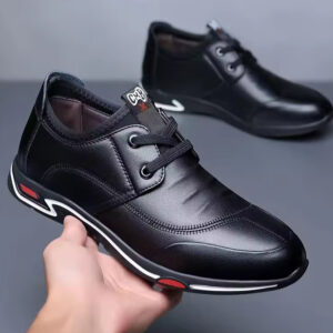 PU leather leather boot shoes for men casual dress prices genuine leather men shoes
