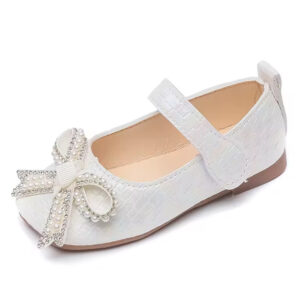 Summer New bow kids Breathable shoes dress shoes female Cute Soft Sole Lightweight princess mini soft sole kids princess shoes