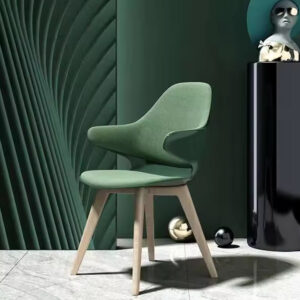 Exclusive Innovative Design Accent Chairs Furniture Living Room Modern Wooden Lounge Blue Accent Chair