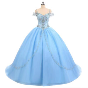 Women's burgundy quinceanera prom dresses beaded sweet 16 floor length ball gown evening dresses
