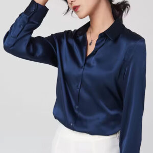 Wholesale 19 mm Real Silk Blouse Mulberry Silk Blouses Women For Tops