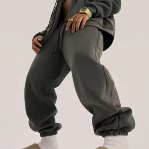 High quality loose fit pants custom logo trousers street wear oversized sweatpants men's jogger pants