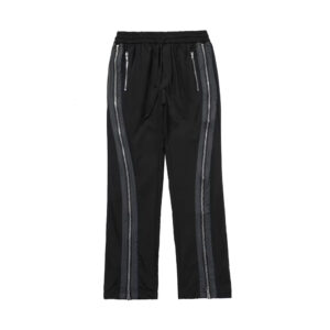 Factory custom street zipper casual fashion loose jogging men's sports flair men pants loose flared men's sports pants